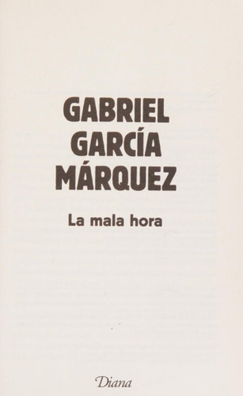 La mala hora