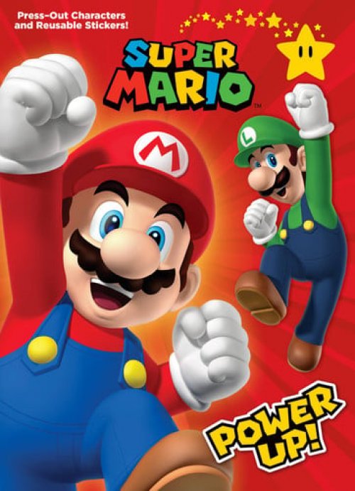 Super Mario: Power Up! (Nintendo®) Press-Out Characters and Reusable Stickers!