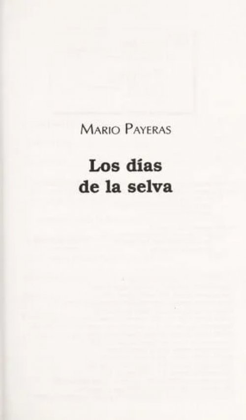 Los días de la selva