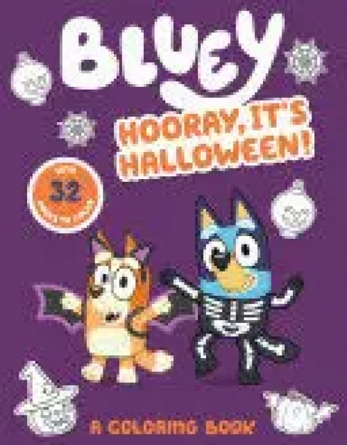 Bluey: Hooray, It's Halloween!: a Coloring Book