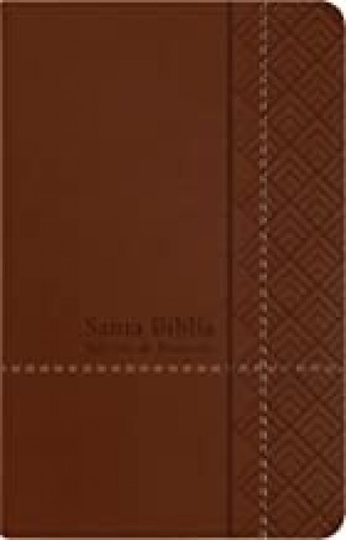 Santa Biblia de Promesas Reina Valera 1960 Tamaño Manual Letra Grande Café
