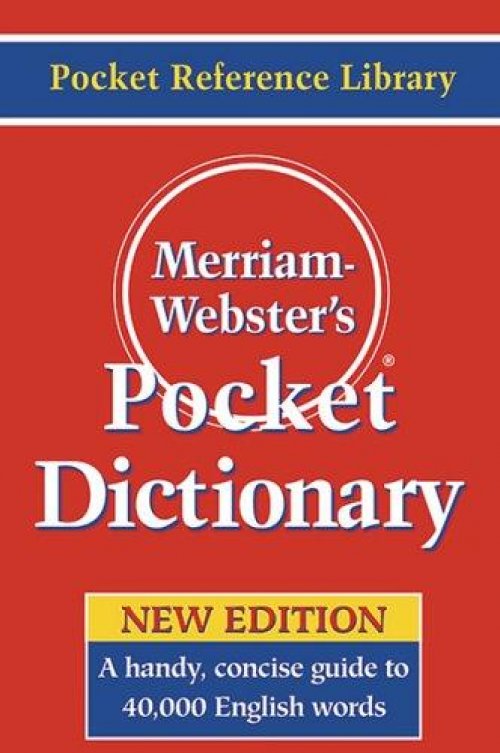 Merriam-Webster's pocket dictionary.