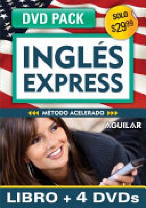 Inglés Express (Libro + 4 DVD's)