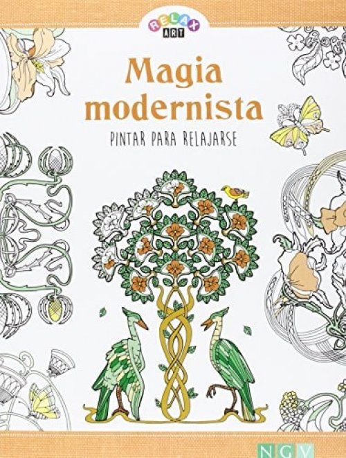 Magia modernista: Pintar para relajarse (Relax Art) (Spanish Edition)