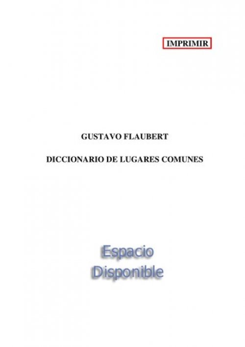 Diccionario de lugares comunes