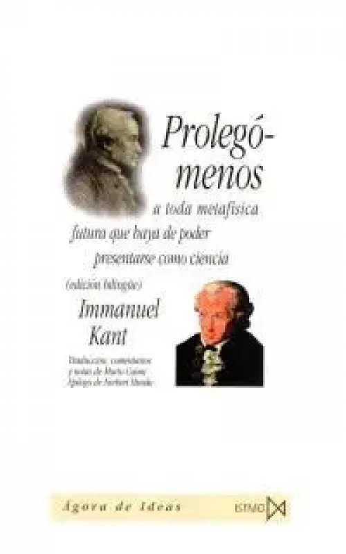 Prolegómenos a Toda Metafísica Futura que Haya de Poder Presentarse Como Ciencia