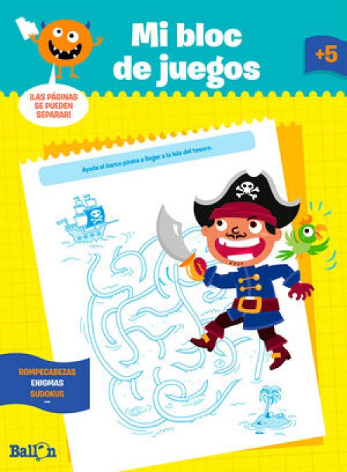 MI BLOC DE JUEGOS A PARTIR DE 5 AÑOS