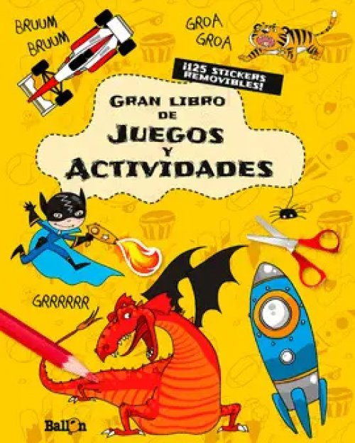 Gran Libro de Juegos y Actividades - Amarillo