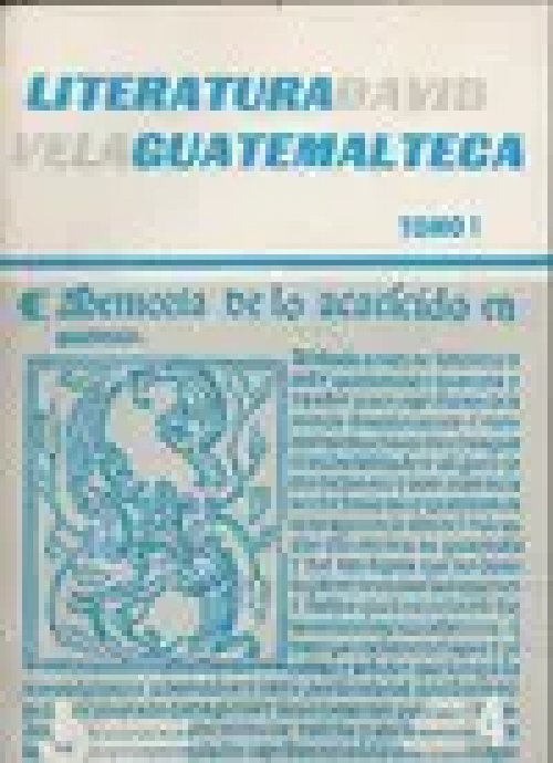 Literatura Guatemalteca Tomo I