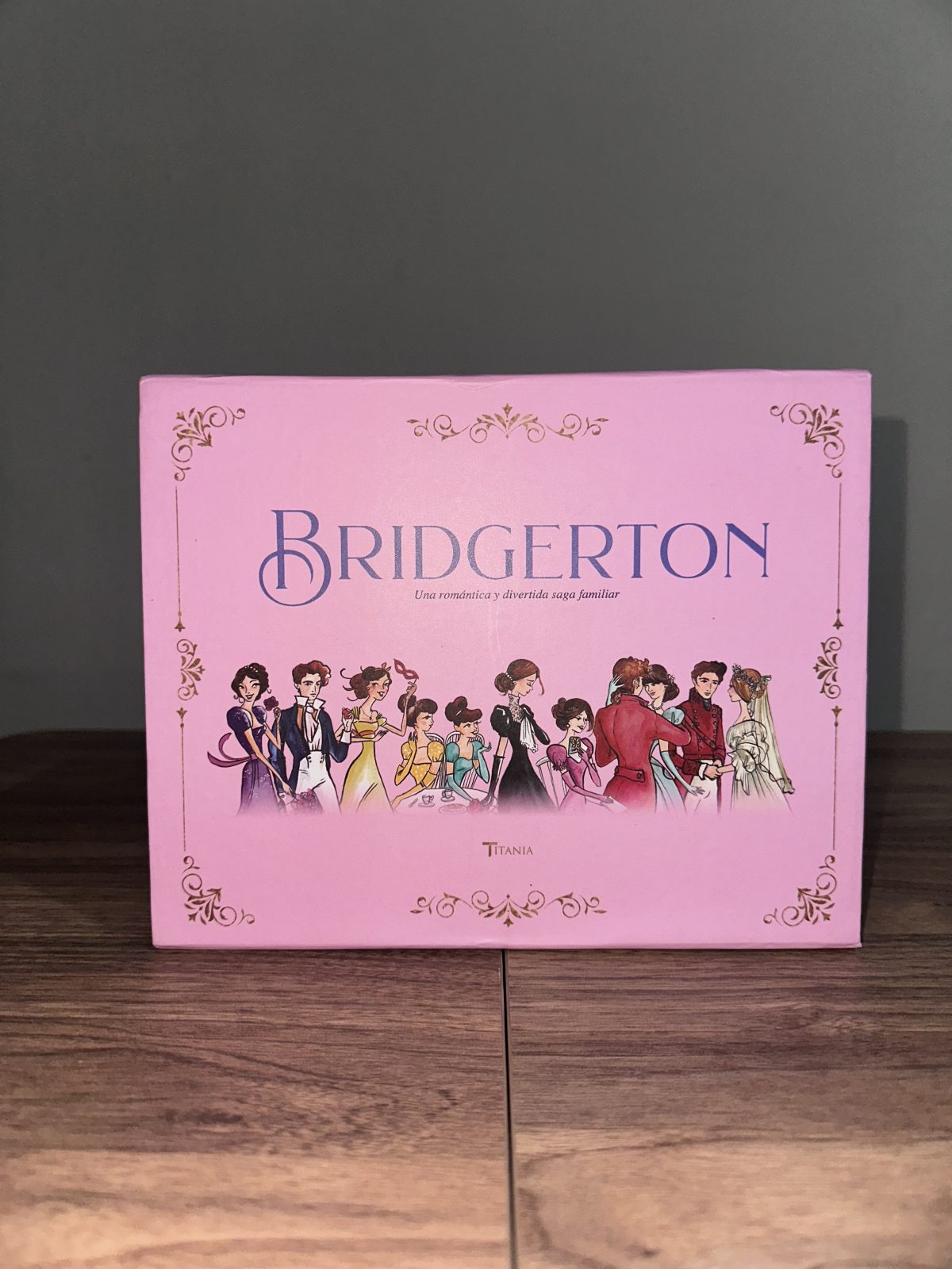 BOX SET BRIDGERTON (TAPA ROSA)